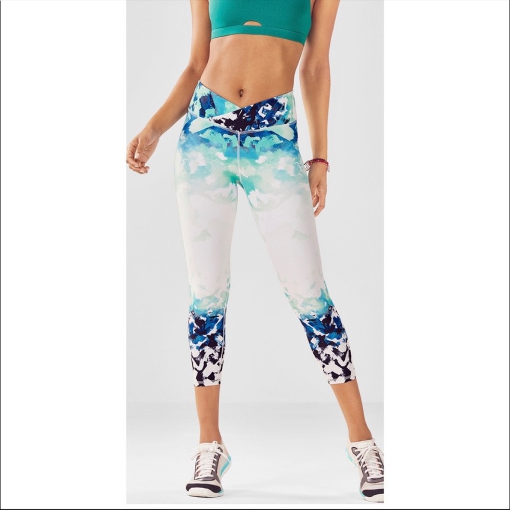 Fabletics Winn Printed PowerHold® Capri XS